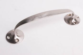 Beugelgreep voor meubelen en keukens geborsteld nikkel 125mm