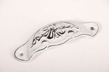 Greep antiek wit 110mm - komgreep