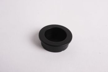 Infreesgreep rond 40mm zwart mat