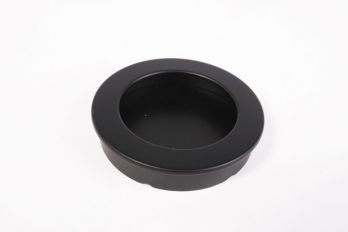 Infreesgreep rond 64mm zwart mat