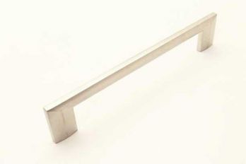 Minimalistische greep mat nikkel 160mm voor moderne keukens
