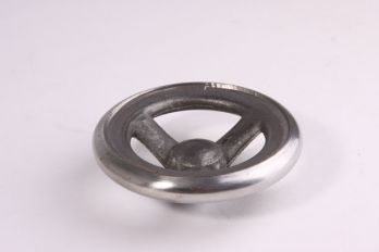 Greep/knop 100mm industriële afsluiter blank gietijzer