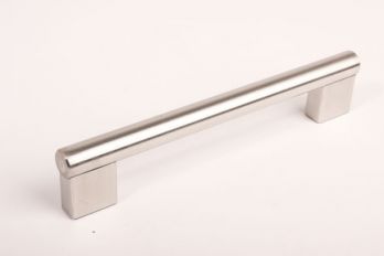 Keukengreep modern massief RVS 18mm 192mm boormaat