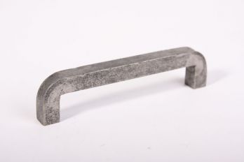 Greep vierkant 16mm antiek grijs 160mm of 192mm afgerond