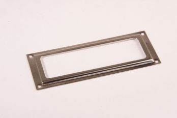 Etikettenhouder nikkel 39x100mm