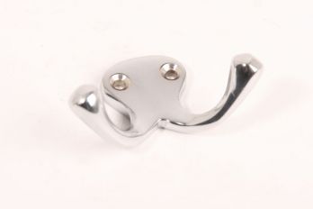 Kapstokhaak jashaak blinkend chroom 34mm