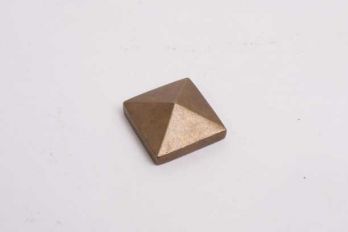 Siernagel kop met M4 schroefdraad brons antiek 20mm