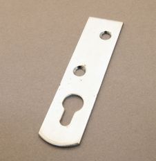 Ophangbled 20x80mm wit verzinkt zs