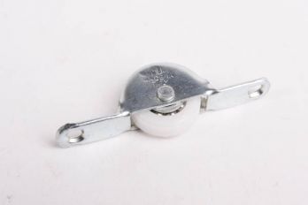 Wieltje 55mm kunststof loopvlak voor onder een meubel schuifdeur