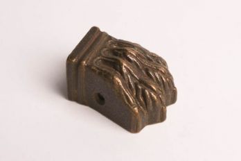 Leeuwenpootje sier klein brons antiek 38mm