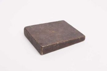 Ornament brons antiek wig voor meubel of stijl van massief messing 40x51mm