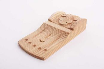 Ornament vurenhout met de hand gemaakt voor meubel 60mm