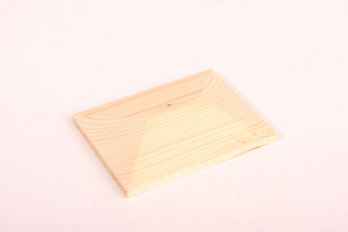 Ornament dakje voor meubel of stijl van vuren 60x80mm per 2