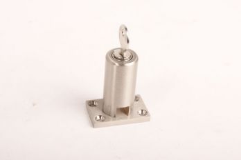 Espagnoletslot ton-model geborsteld nikkel 46mm