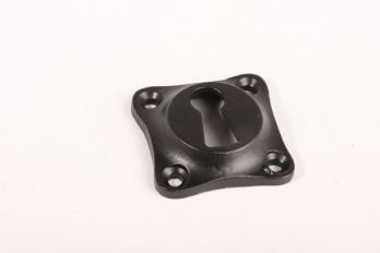 Sleutelrozet 38mm zwart jaren 20