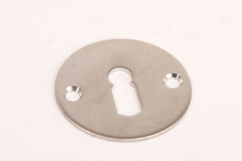 Sleutelrozet geborsteld RVS rond 51mm