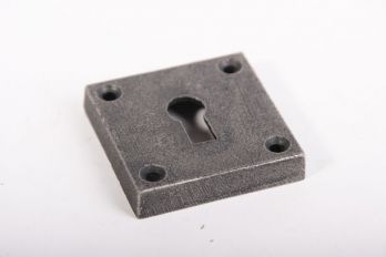 Sleutelozet antiek grijs vierkant 50mm