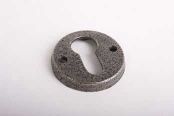 Cilinderrozet rond 50mm oud grijs voor profiel cilinderslot