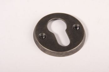 Rozet voor cilinderslot zilver antiek 50mm