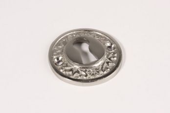Rozet met sleutelgat geborsteld nikkel 42mm