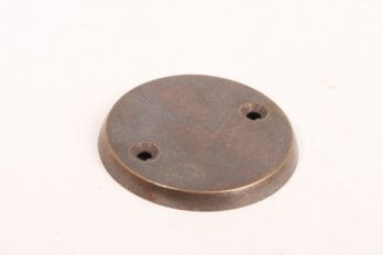 Rozet rond blind brons antiek, geborsteld nikkel, blinkend nikkel of antiek zilver