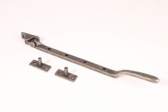 Raamuitzetter Dudok antiek zilver 320mm - 8mm