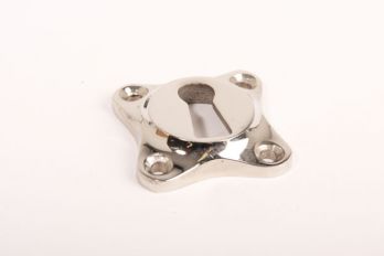 Sleutelrozet 37mm blinkend nikkel of blinkend chroom