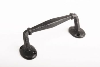 Greep brut gietijzer zwart, roest of tinkleur 160mm