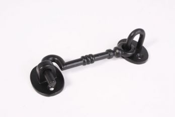 Kajuithaak zwart gietijzer 100mm (120mm totaal)