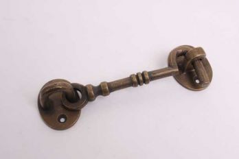 Kajuithaak brons antiek gemaakt van massief messing 120mm