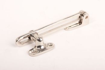 Raamval blinkend nikkel voor klapraam 125mm