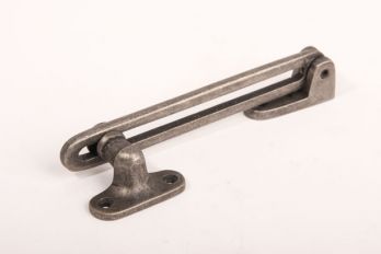 Raamval zilver antiek voor klapraam 125mm