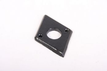 Rozet ruit zwart 40x60mm voor deurkrukken
