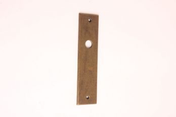 Deurplaat kortschild brons antiek 172mm per stuk