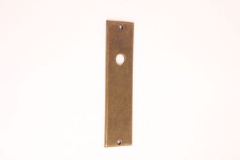 Deurplaat kortschild brons antiek 172mm per stuk