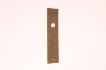 Deurplaat kortschild brons antiek 182mm per stuk