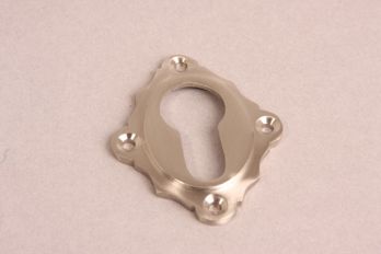 Cilinderrozet 48 mm voor cilinderslot geborsteld nikkel