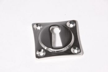 Sleutelrozet 38 mm ton-model met sleutelgat Blinkend chroom