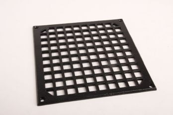 Rooster vierkant Zwart 20x20cm.