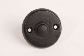 Deurbel-beldrukker rond zwart 50mm