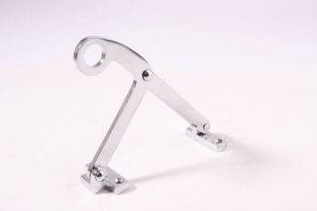 Raamuitzetter 170mm blinkend chroom voor klepraam