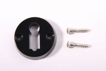 Sleutelrozet zwart bakeliet 38mm