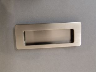 Greep infrees 42x113mm nikkel geborsteld