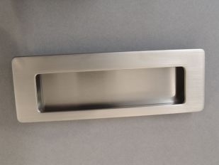 Greep infrees 49x144mm nikkel geborsteld