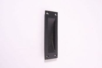 Schuifdeurgreep gietijzer zwart 120mm