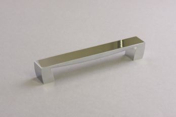 Moderne keukengreep en meubelgreep in blinkend chroom 180mm