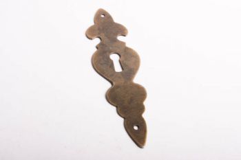 Sleutelplaat landelijk brons antiek 43mm