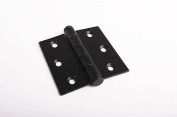 Scharnier zwart 63mm voor binnendeuren en ramen met platkop