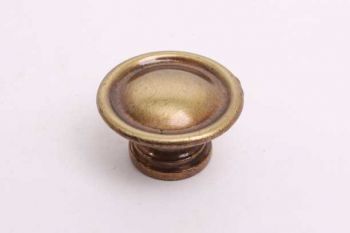 Knop gelakt brons antiek rond 30mm (zamac)