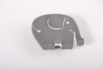 Knopje olifant grijs 45mm nylon